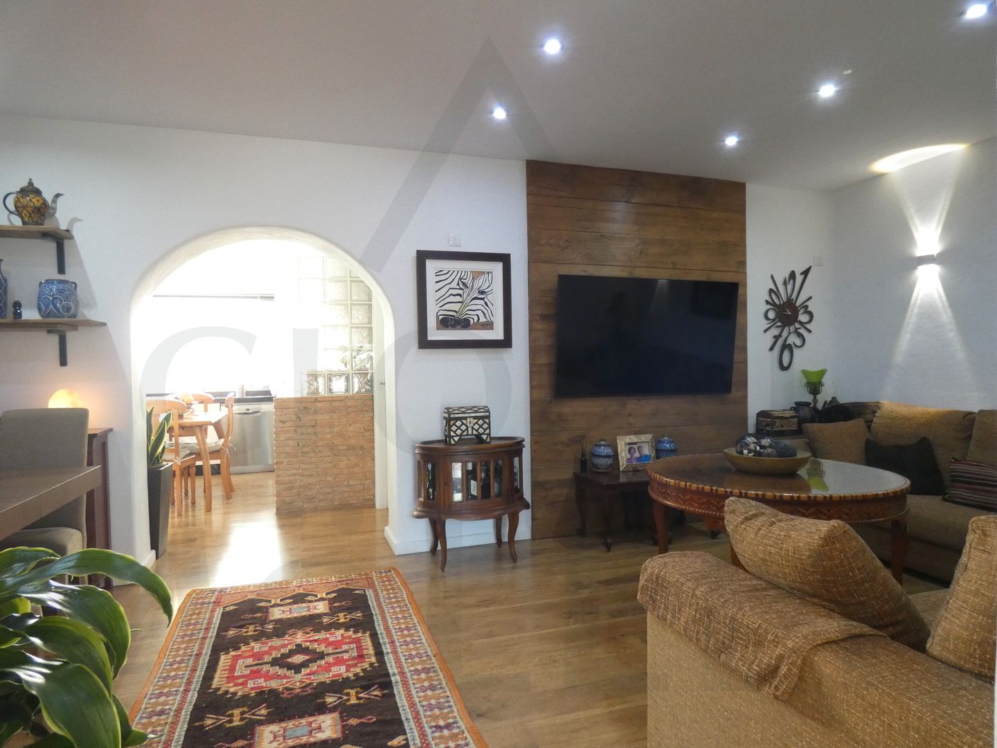 Sala de estar de Casa adosada en venta en Cartagena con Aire acondicionado, Calefacción y Jardín privado