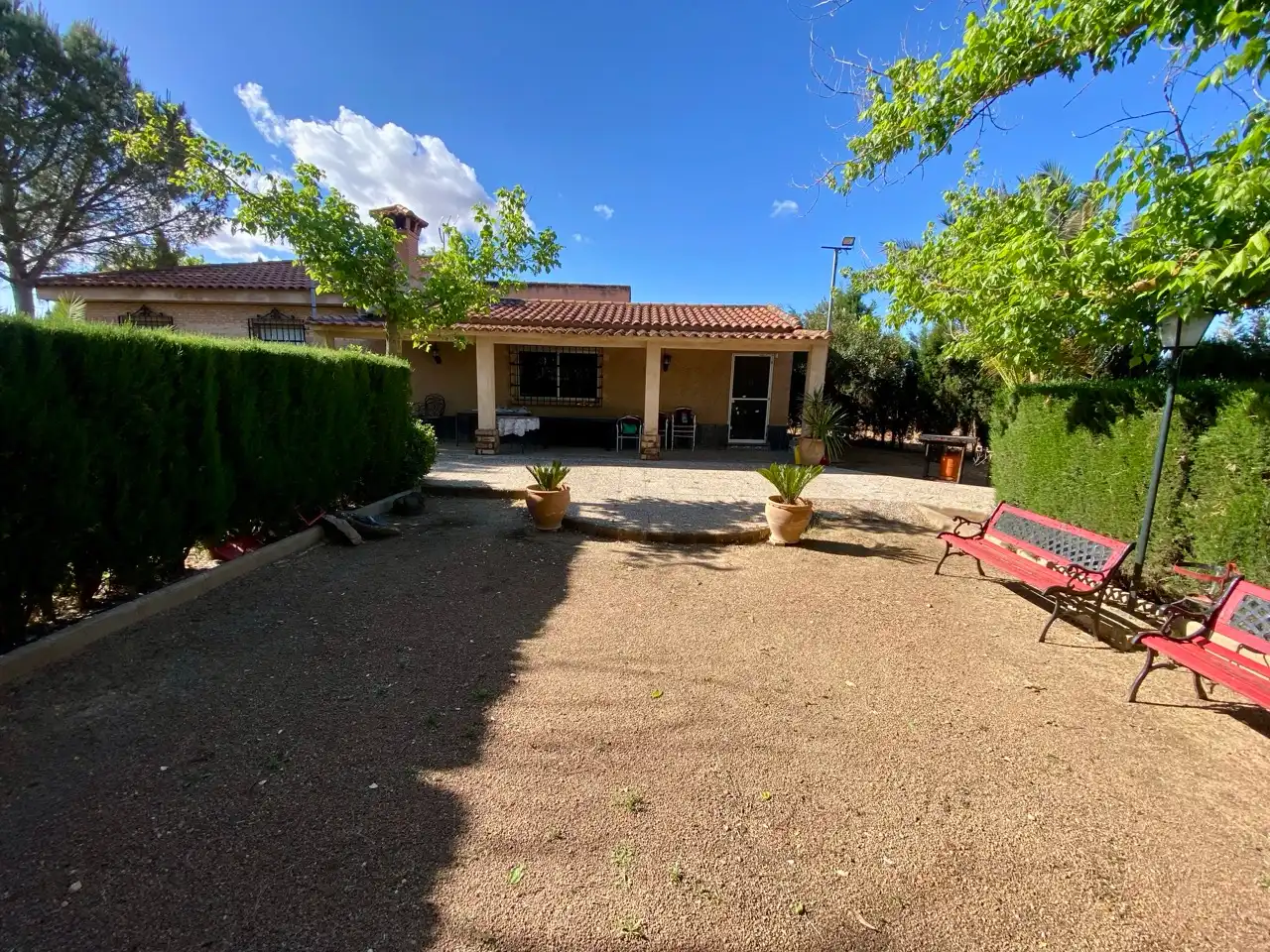 Jardín de Casa o chalet en venta en Fernán Caballero con Aire acondicionado, Jardín privado y Trastero