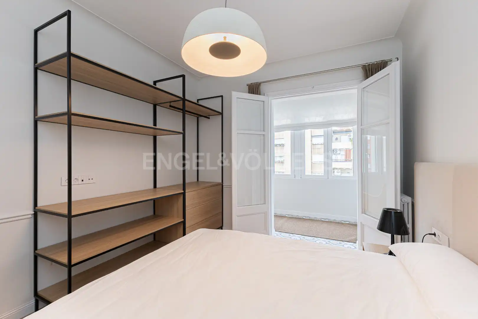 Bedroom of Flat for rent in Barcelona  with Air Conditioner, Heating and Parquet flooring