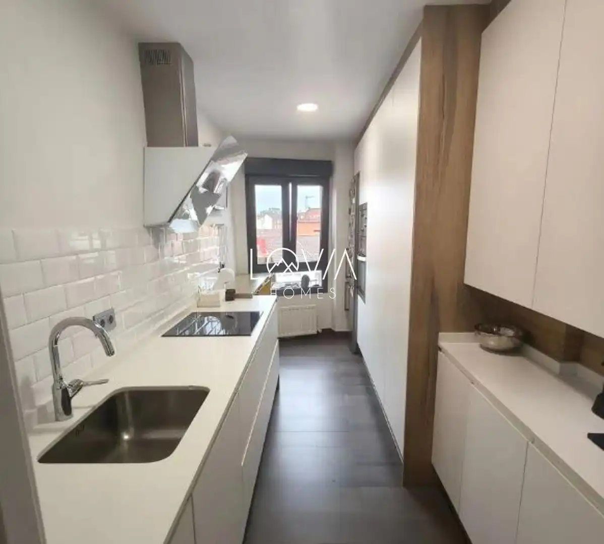 Kitchen of Flat for sale in Gijón   with Heating, Storage room and Furnished