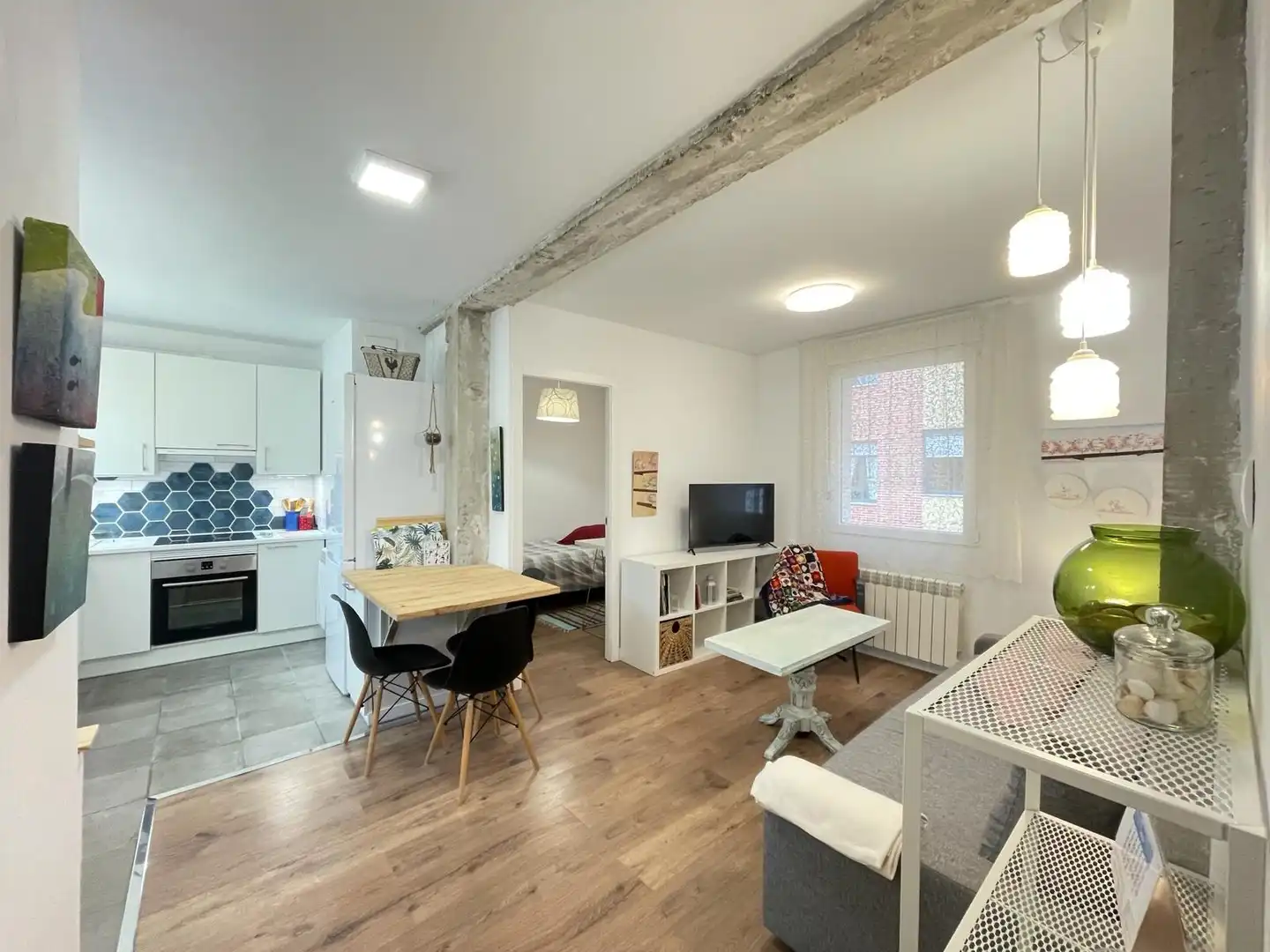Sala de estar de Piso de alquiler en Ponferrada con Calefacción y Amueblado