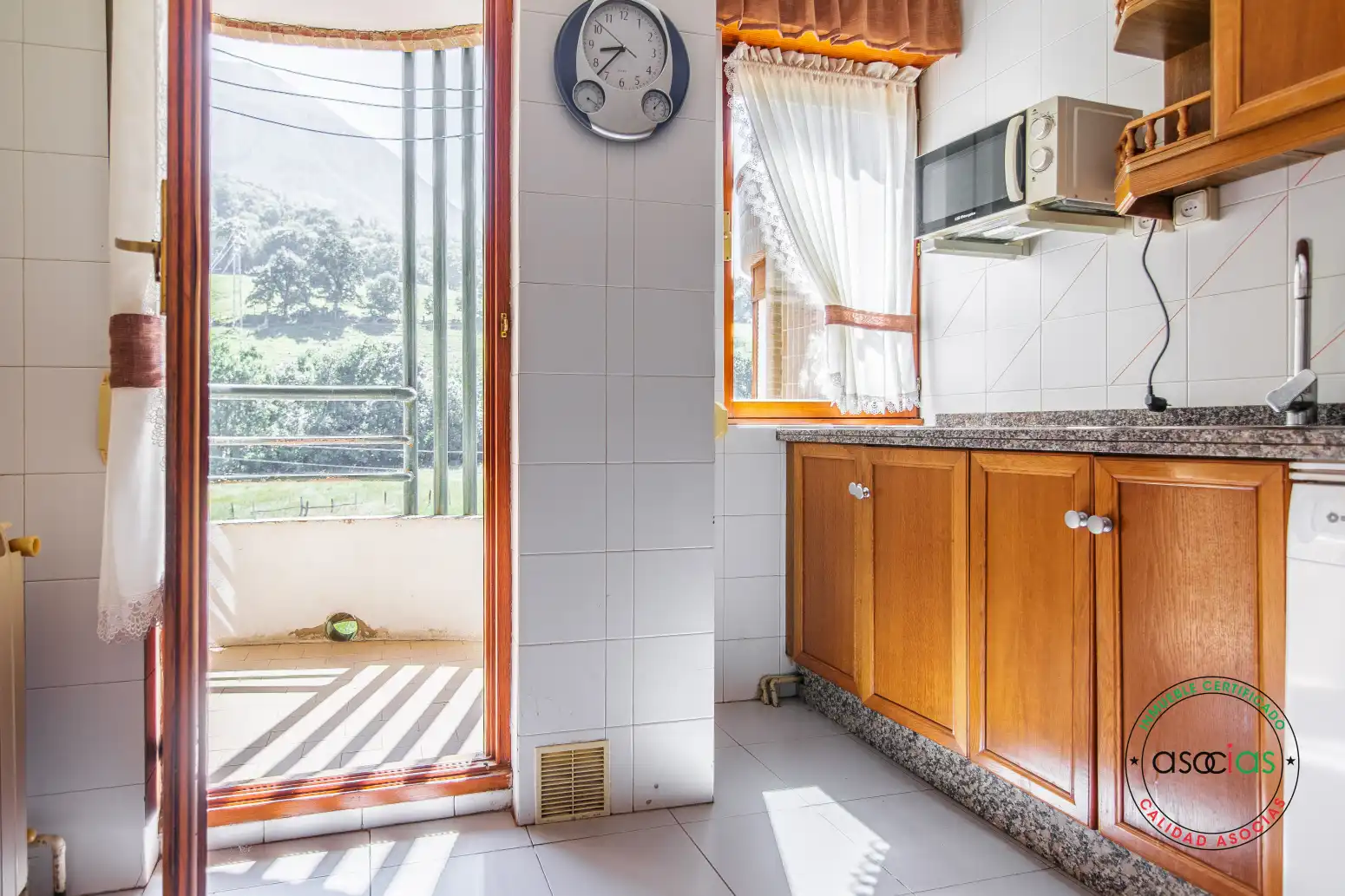 Kitchen of Flat for sale in Teverga  with Heating, Parquet flooring and Terrace
