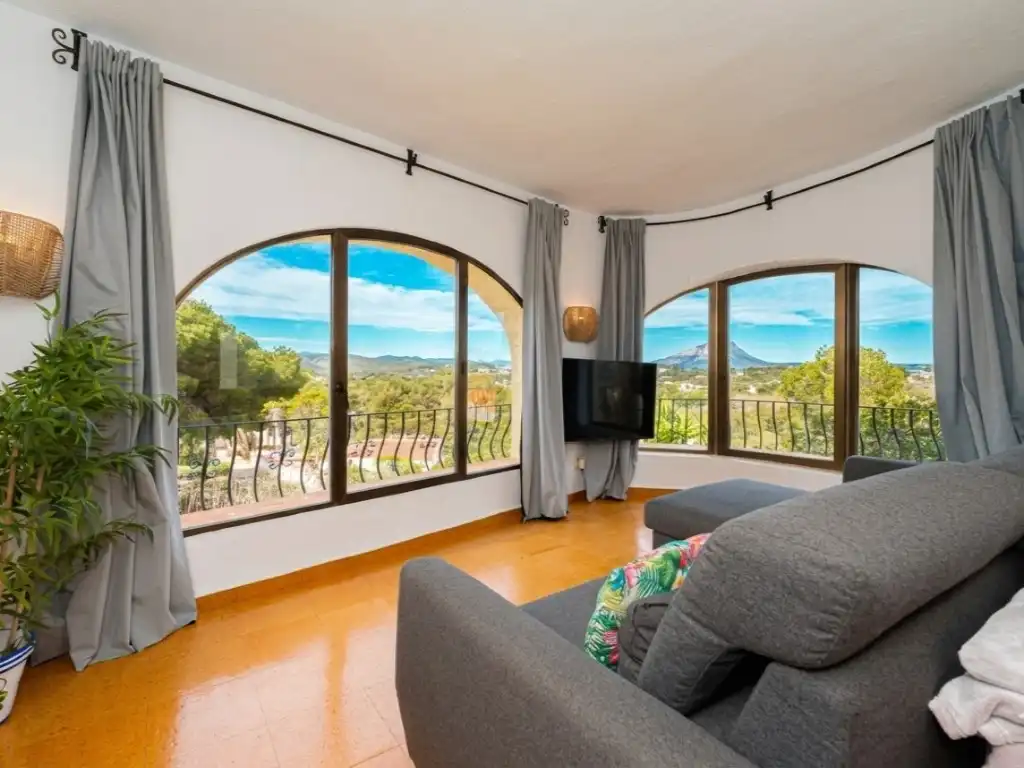 Living room of Houses for sale in Jávea / Xàbia  with Air Conditioner