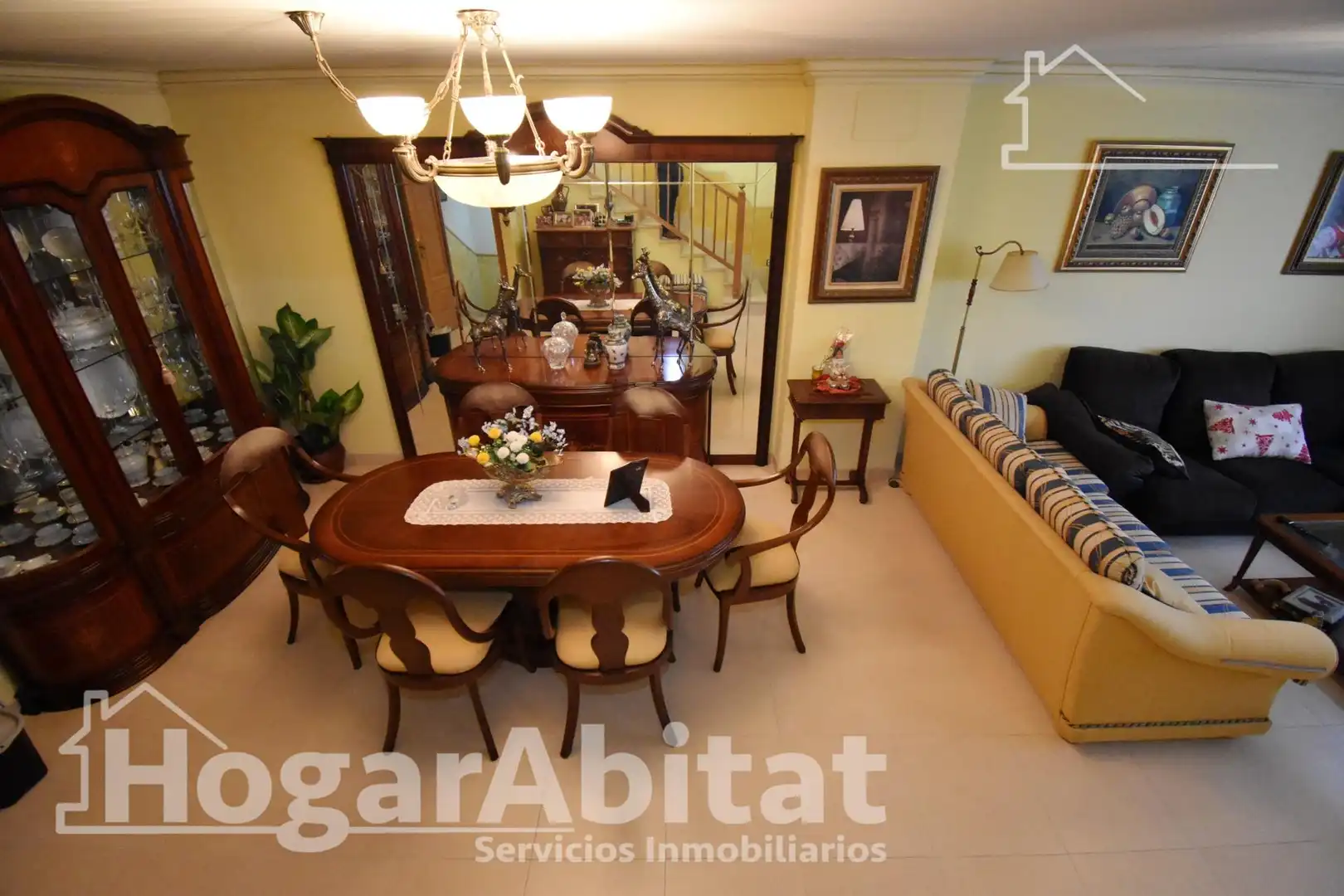 Comedor de Casa adosada en venta en Almazora / Almassora con Aire acondicionado, Calefacción y Terraza