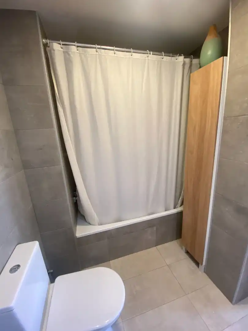 Bathroom of Flat for rent in Málaga  with Terrace, Oven and Washing machine