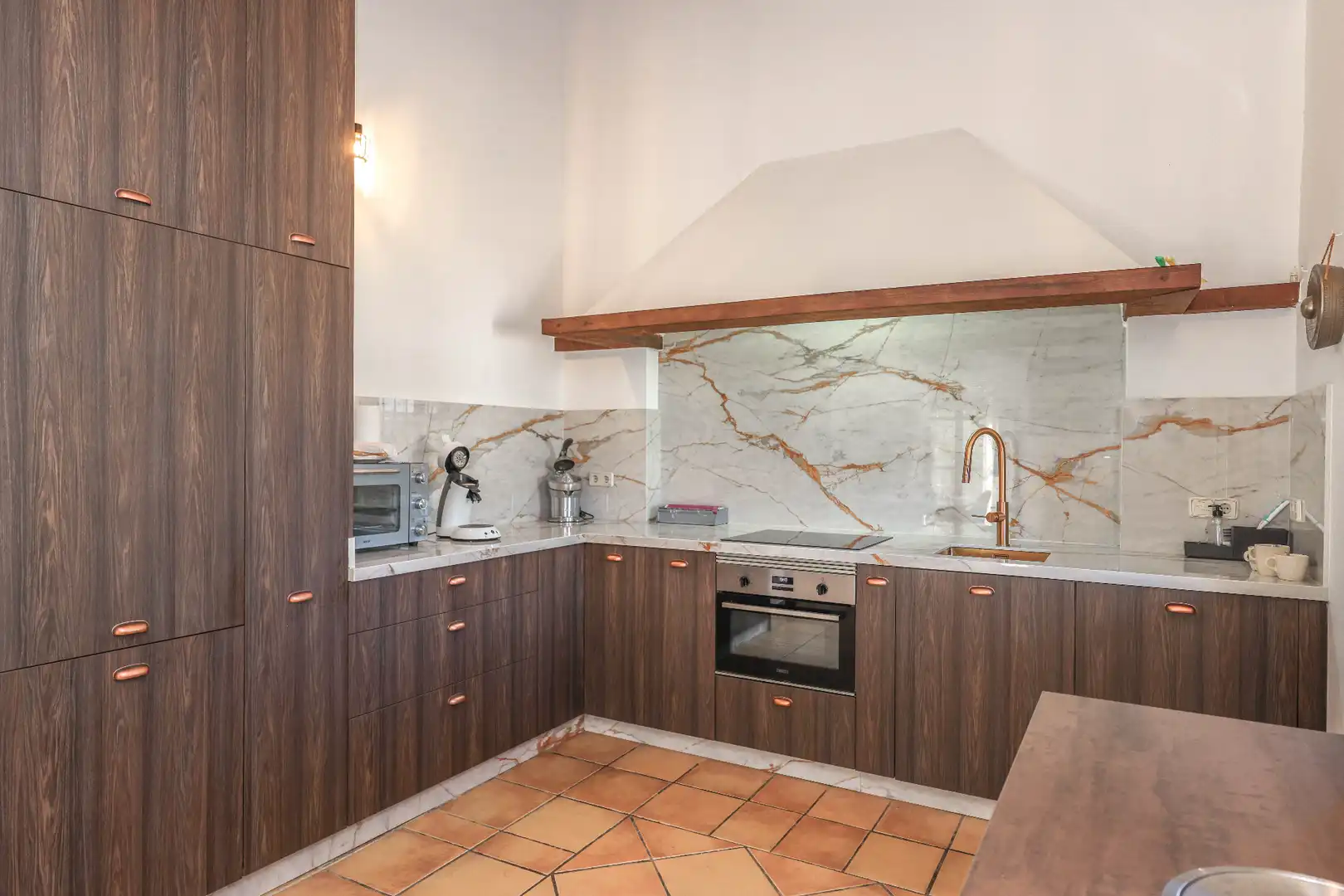 Kitchen of Houses for sale in Morón de la Frontera  with Air Conditioner, Private garden and Swimming Pool