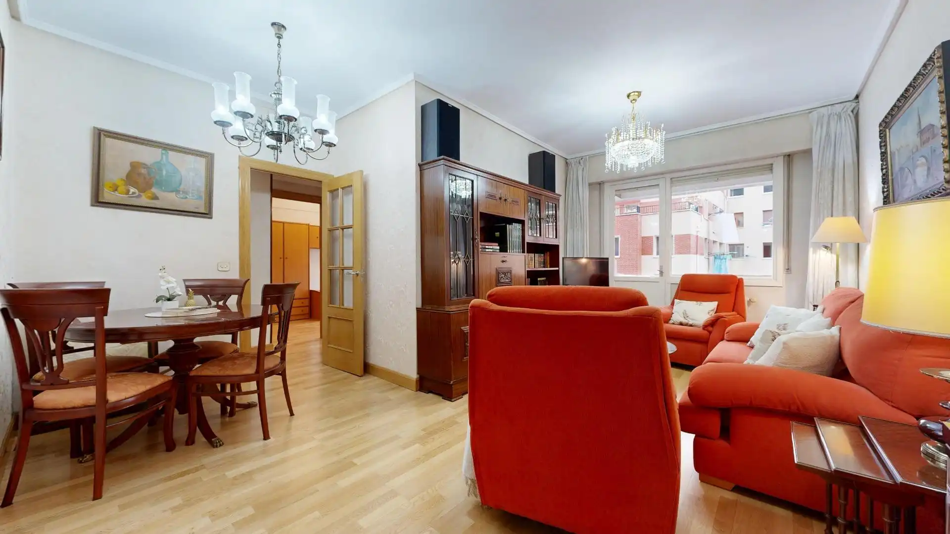 Living room of Flat for sale in Bilbao   with Heating and Balcony