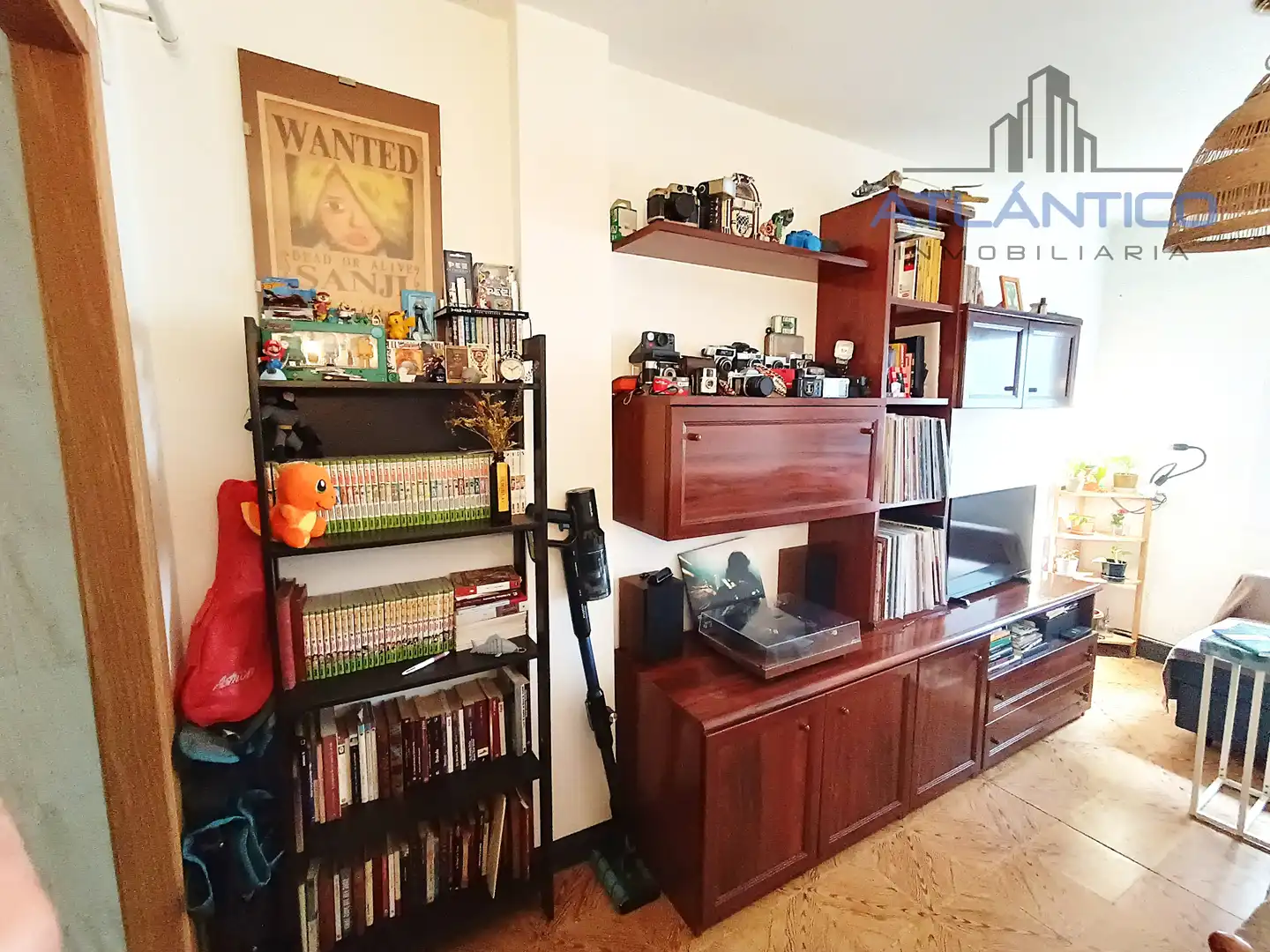 Sala de estar de Apartamento en venta en A Coruña Capital  con Amueblado, Horno y Lavadora