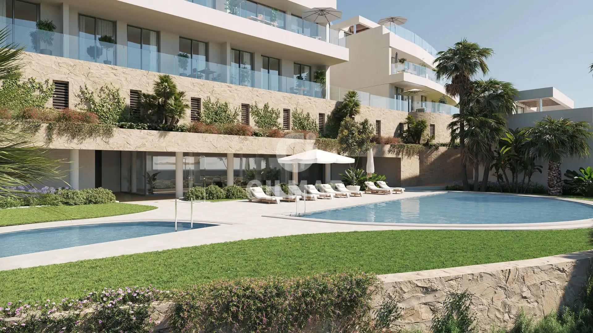 Vista exterior de Casa adosada en venda en Fuengirola amb Calefacció, Jardí privat i Piscina
