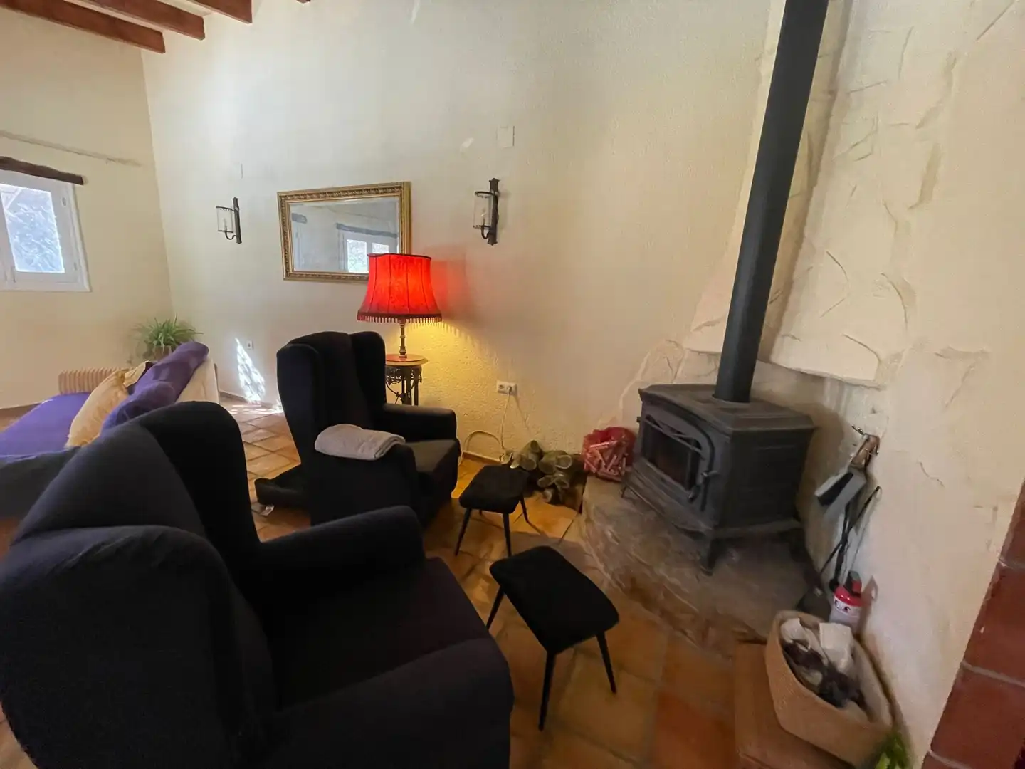 Living room of Country homes for sale in Castell de Castells  with Air Conditioner, Heating and Private garden
