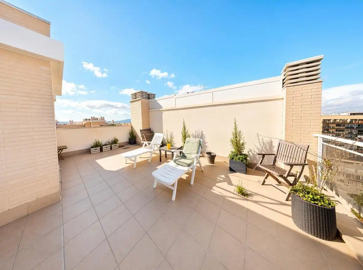 Terrace of Attic for sale in Alicante / Alacant  with Heating, Private garden and Terrace