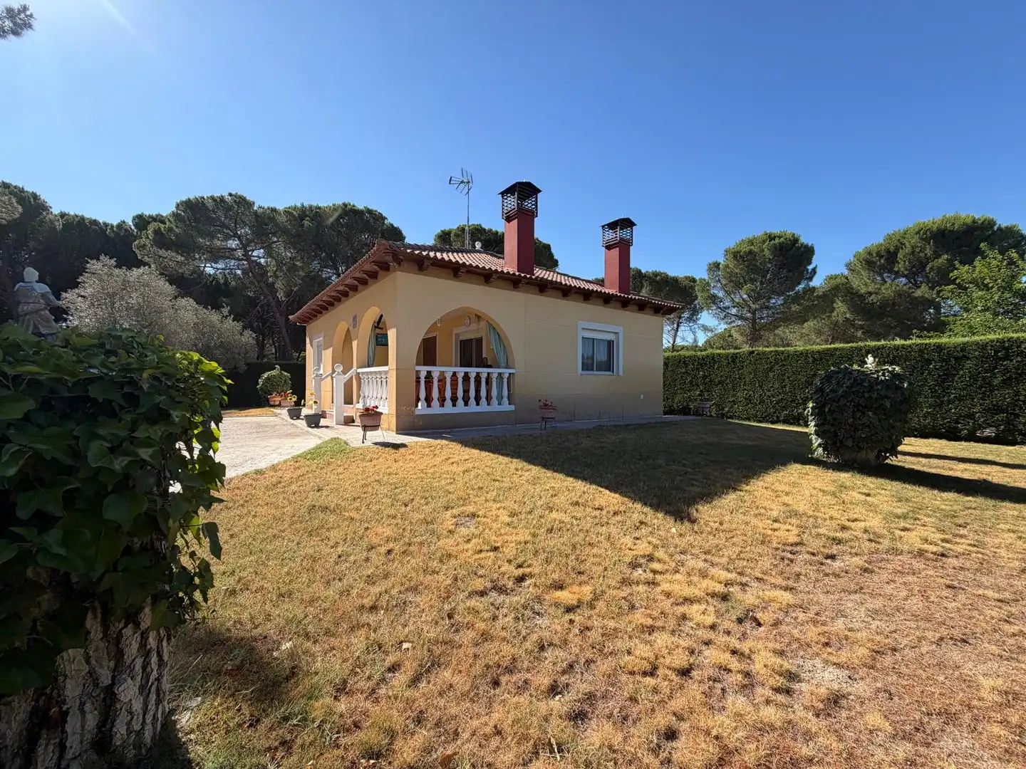 Vista exterior de Finca rústica en venta en Traspinedo con Calefacción, Jardín privado y Terraza