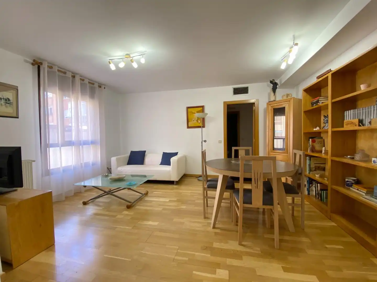 Sala de estar de Piso de alquiler en Madrid con Calefacción