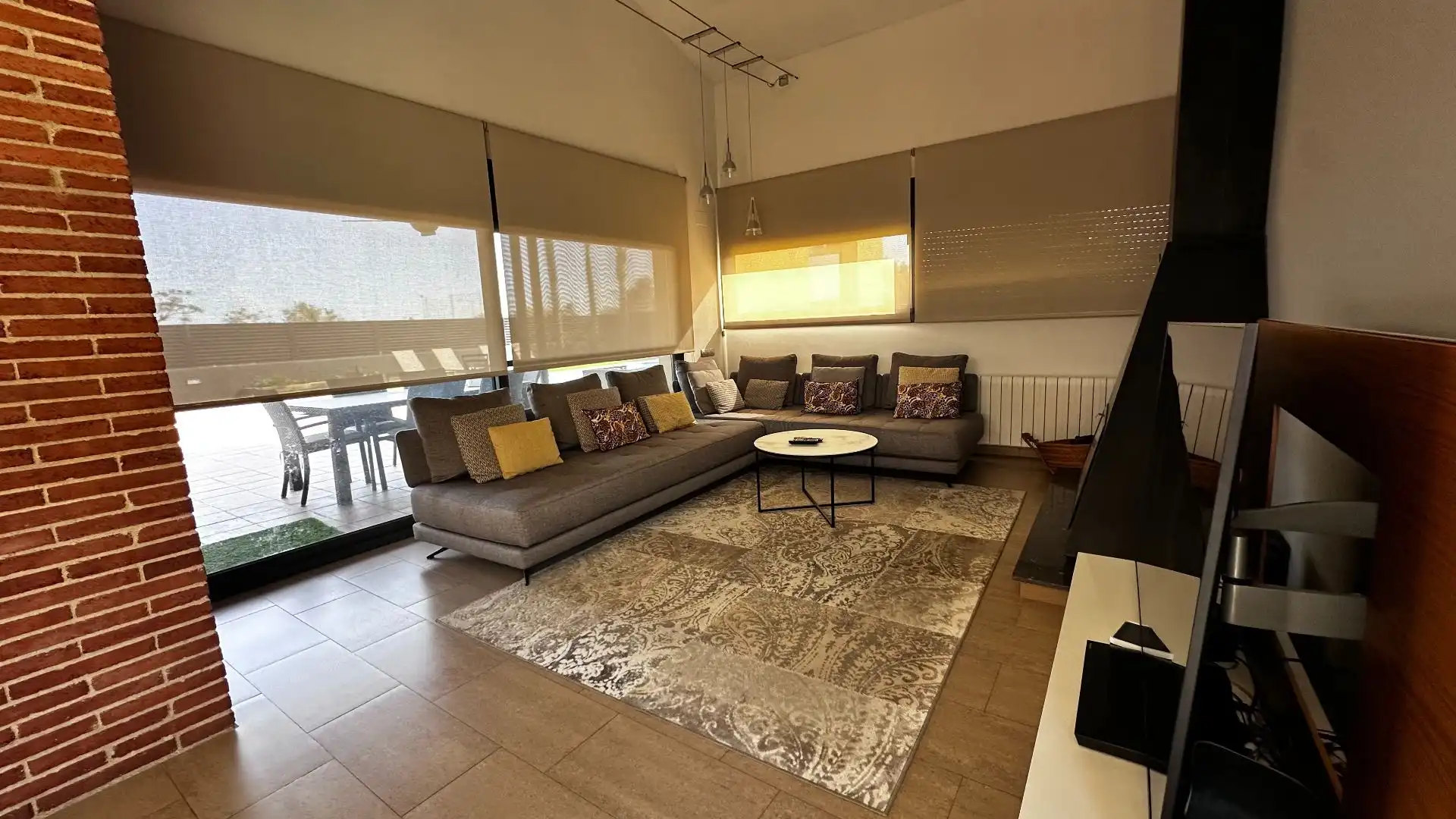Living room of Houses for sale in Roquetes  with Air Conditioner, Heating and Private garden