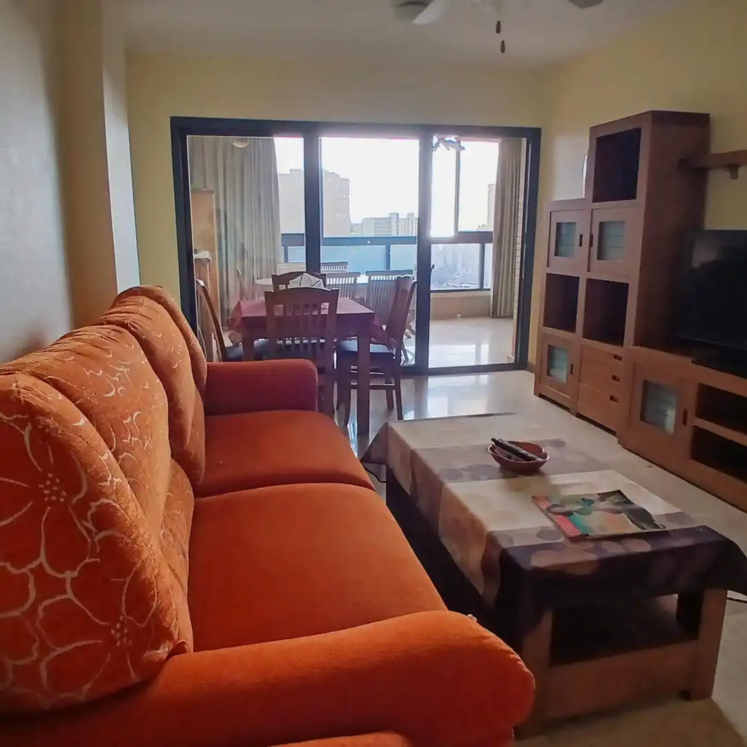 Living room of Flat for sale in Finestrat  with Private garden and Community pool