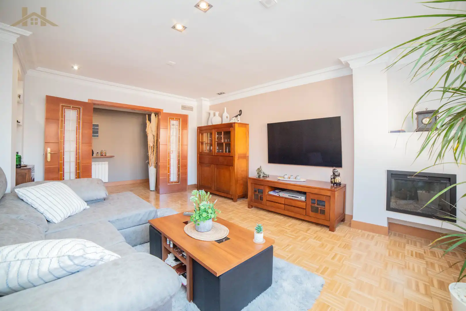 Sala d'estar de Pis en venda en Rivas-Vaciamadrid amb Aire condicionat, Calefacció i Parquet