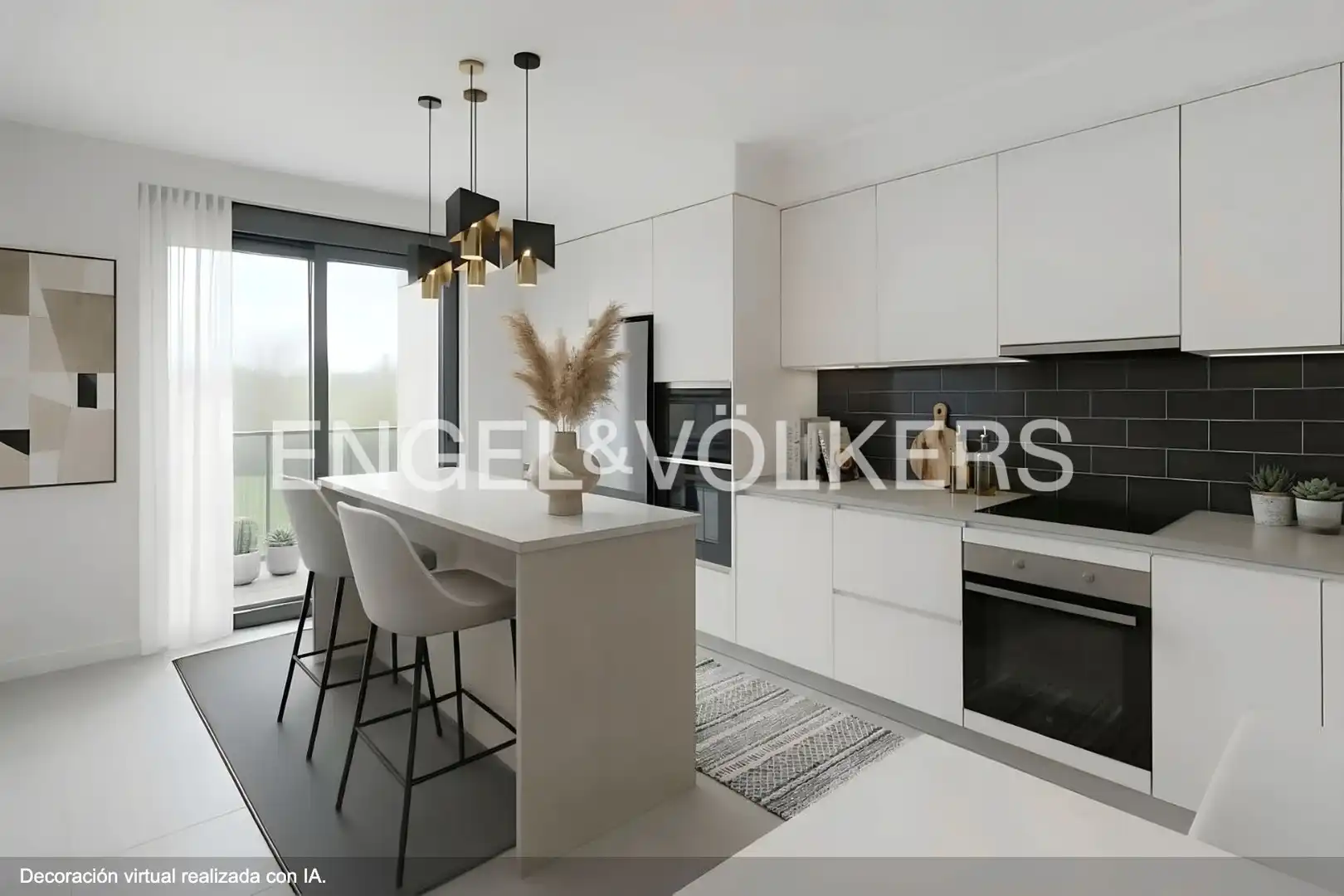 Cocina de Casa o chalet en venta en Santander con Calefacción, Jardín privado y Parquet