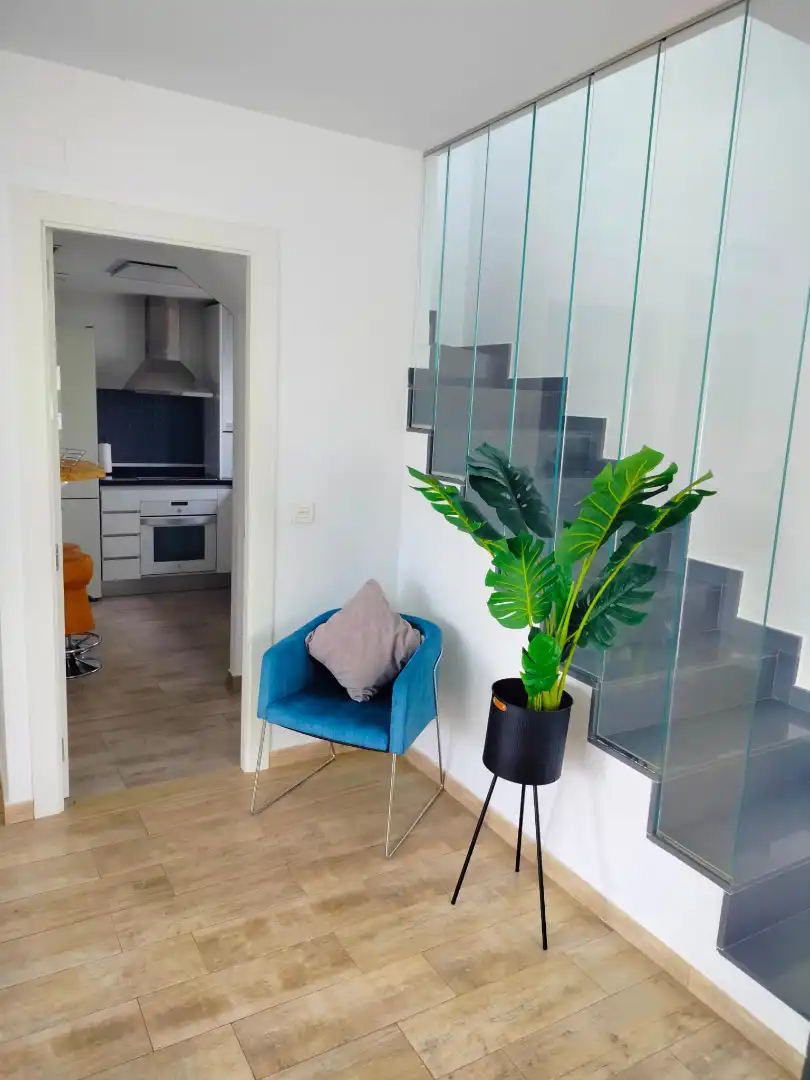 Living room of Flat for rent in Santa Pola  with Air Conditioner, Heating and Terrace