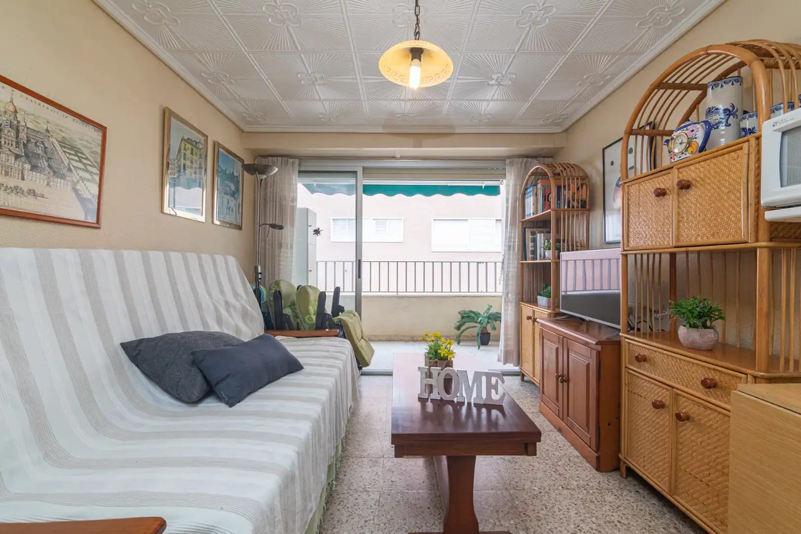 Bedroom of Flat for sale in Santa Pola  with Air Conditioner, Terrace and Furnished