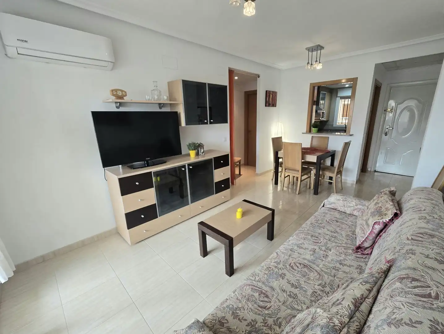 Sala d'estar de Apartament en venda en Oropesa del Mar / Orpesa amb Aire condicionat, Calefacció i Terrassa