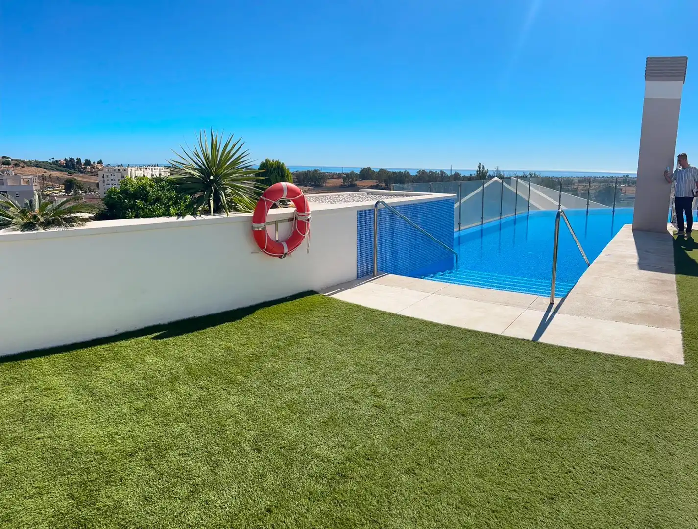 Piscina de Pis de lloguer en Marbella amb Aire condicionat, Calefacció i Terrassa