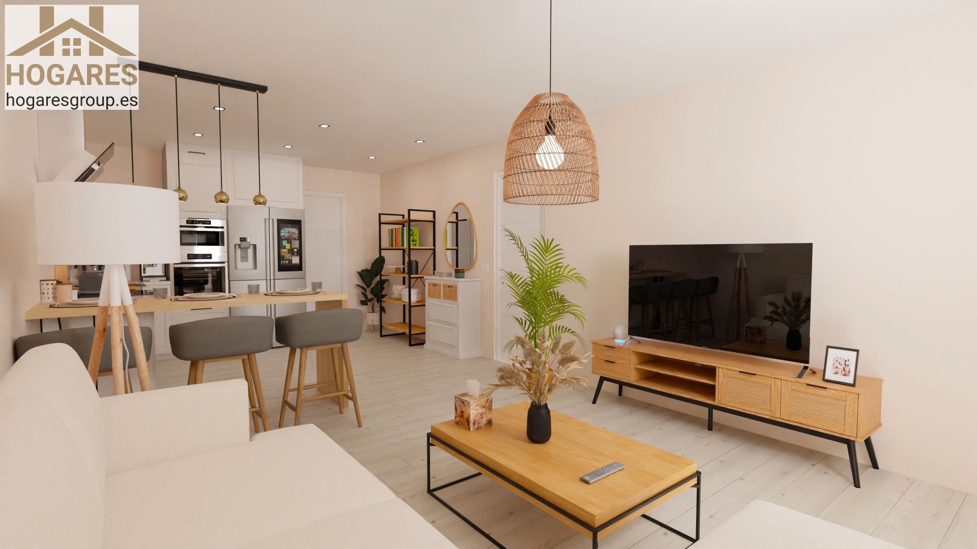 Living room of Flat for sale in Pinto  with Air Conditioner, Heating and Parquet flooring