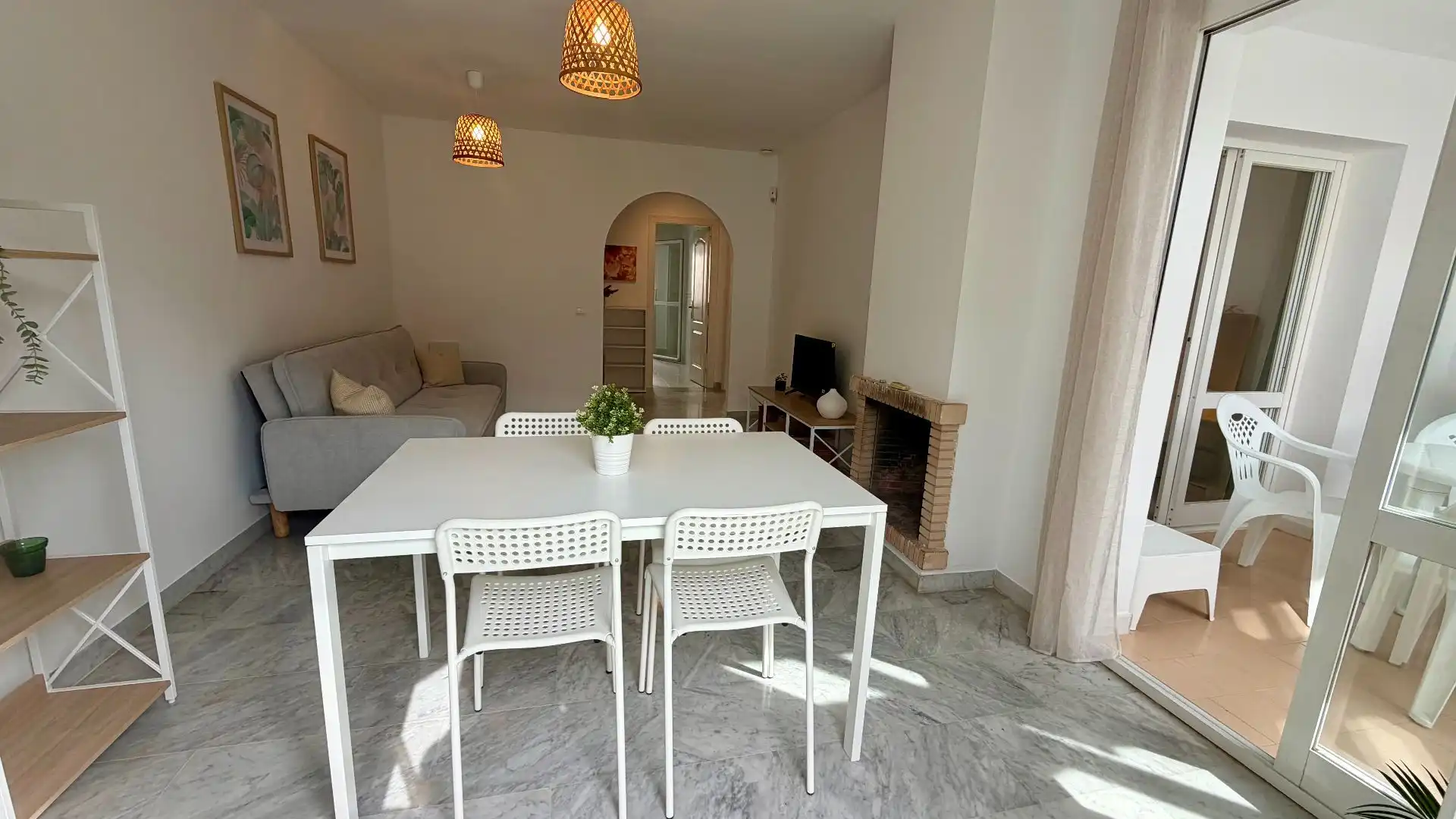 Sala d'estar de Apartament de lloguer en Torreblanca del Sol