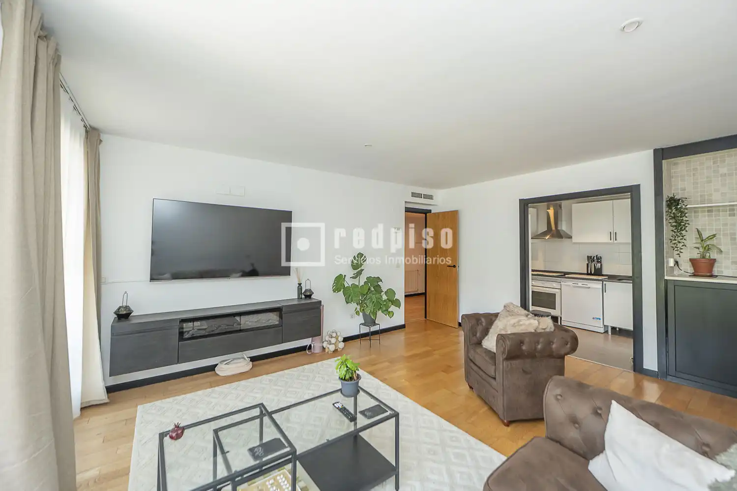 Sala de estar de Piso en venta en Valdemoro con Aire acondicionado, Calefacción y Jardín privado