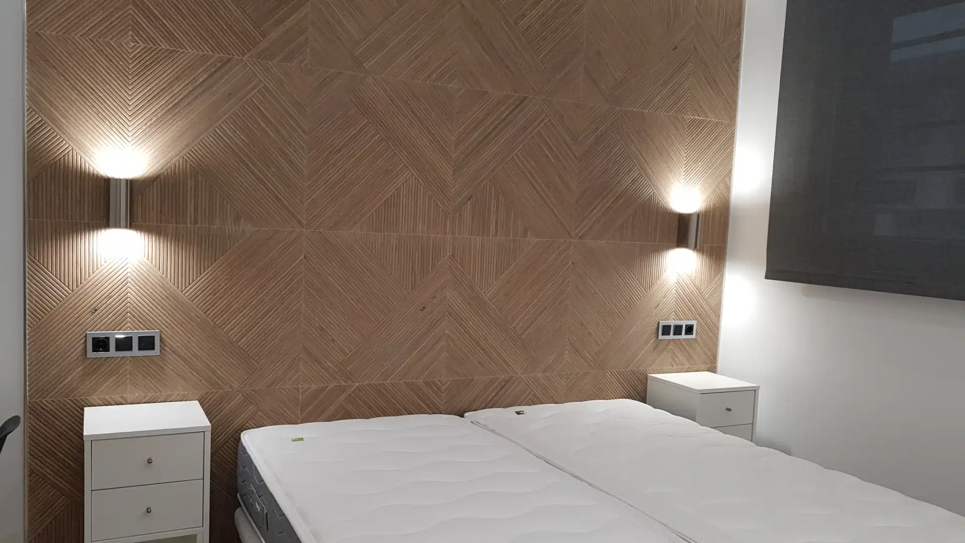 Dormitori de Apartament de lloguer en Málaga amb Aire condicionat, Calefacció i Moblat