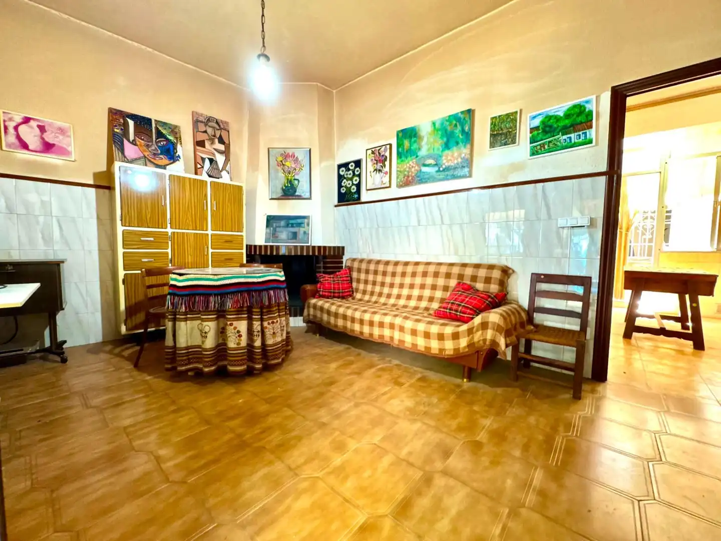 Sala de estar de Casa o chalet en venta en Murcia con Aire acondicionado