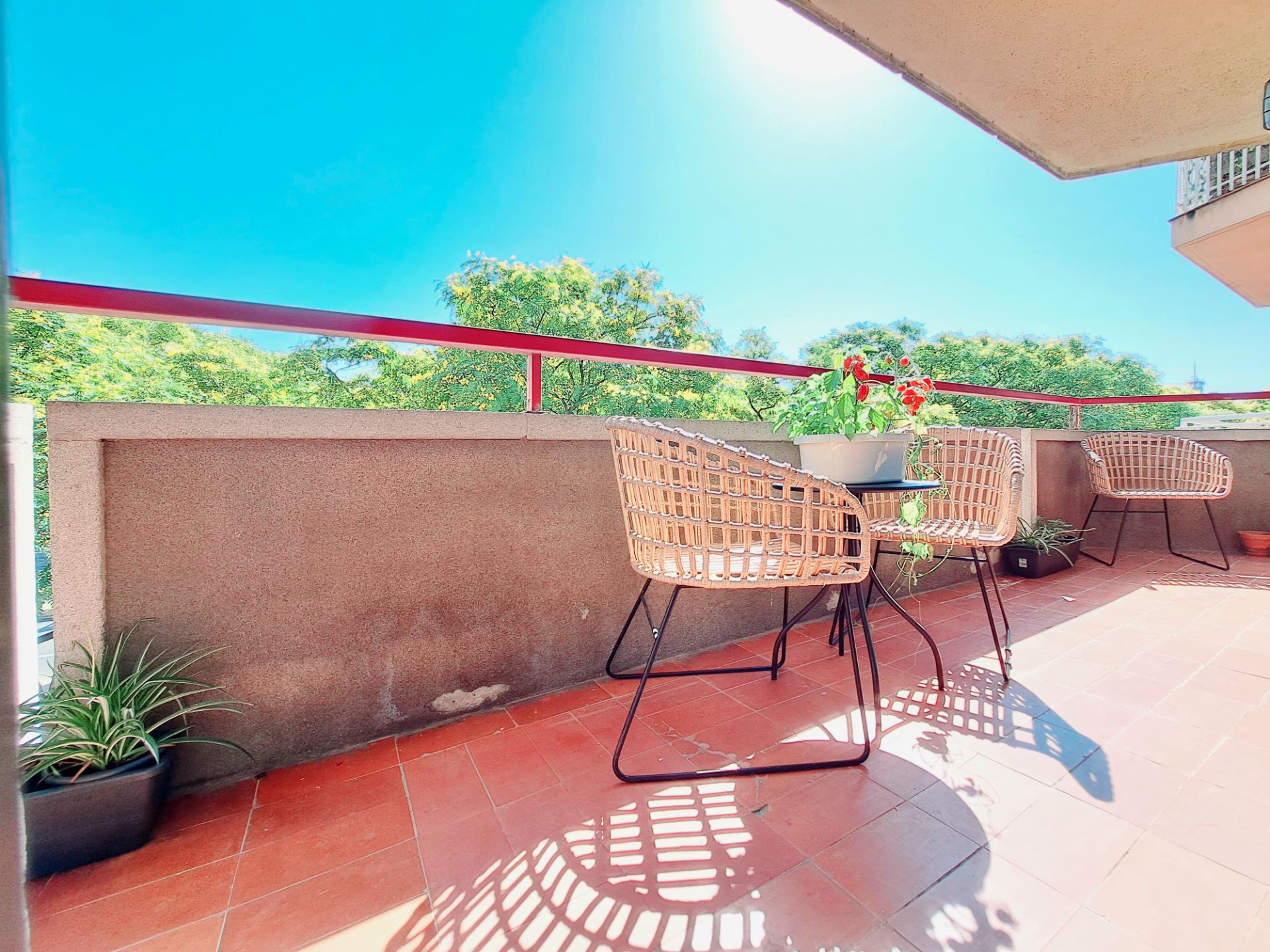 Terrace of Flat for sale in  Barcelona Capital  with Air Conditioner, Heating and Parquet flooring