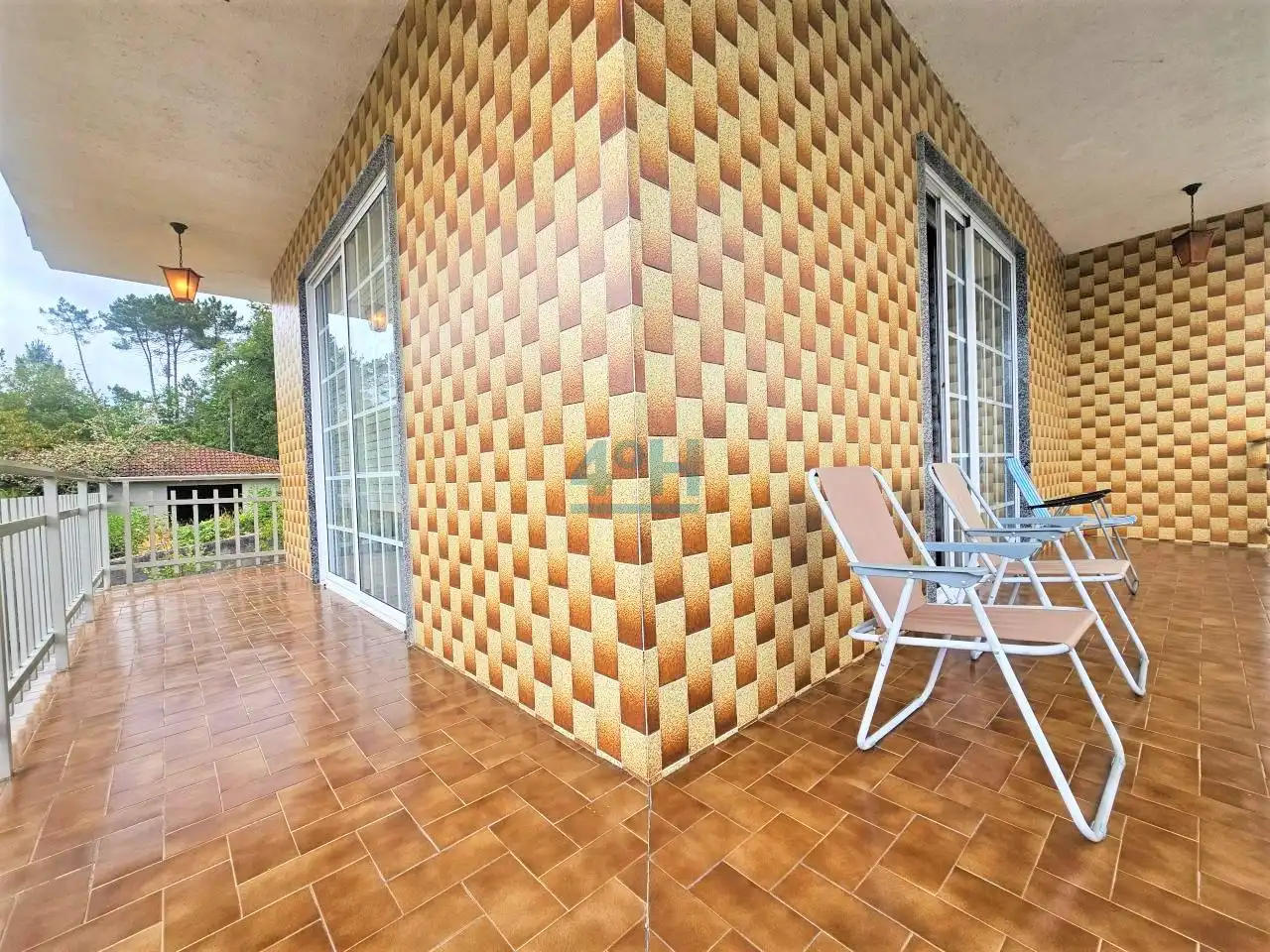 Terrassa de Casa o xalet en venda en Maside amb Jardí privat i Balcó