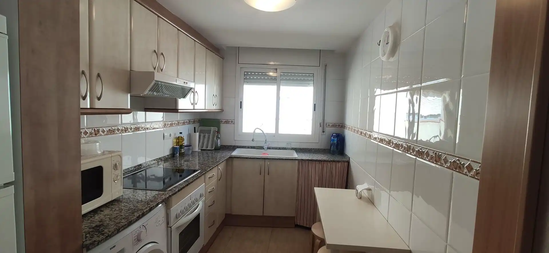 Küche von Wohnung zur Miete in La Ràpita mit Möbliert und Balkon