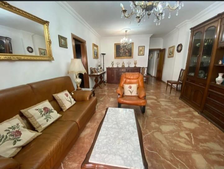 Living room of Flat for sale in  Sevilla Capital  with Air Conditioner, Heating and Terrace