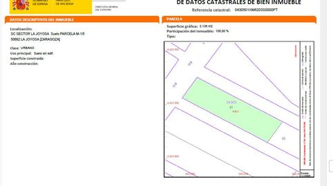 Foto 2 de Residencial en venta en La Joyosa, Zaragoza