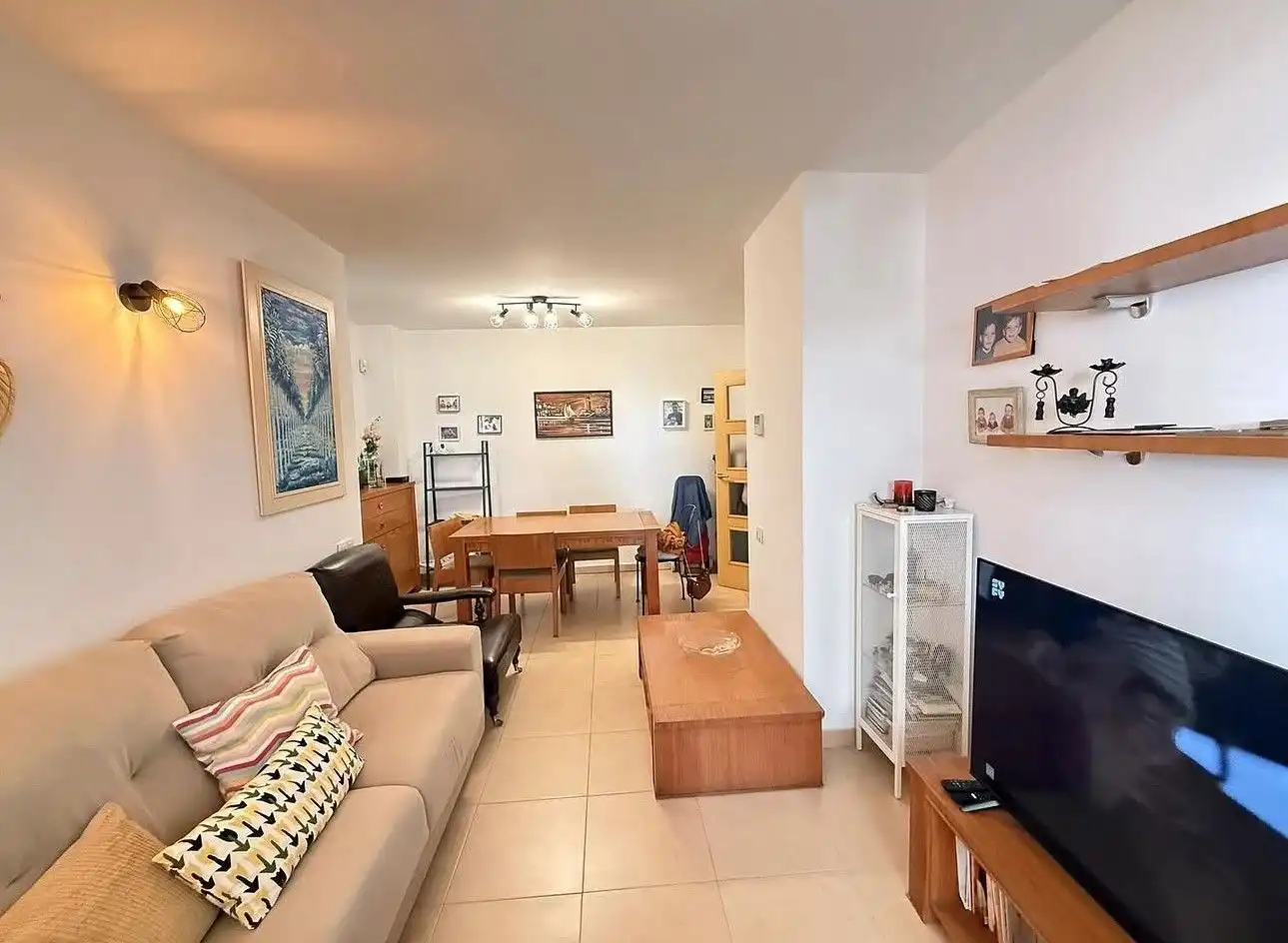 Sala de estar de Apartamento en venta en Lloret de Mar con Aire acondicionado, Calefacción y Terraza