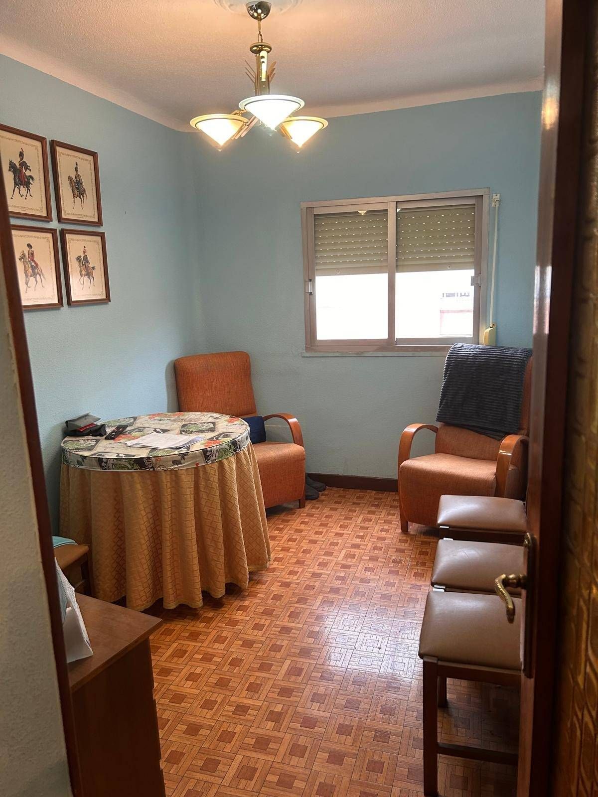 Bedroom of Flat for sale in  Madrid Capital