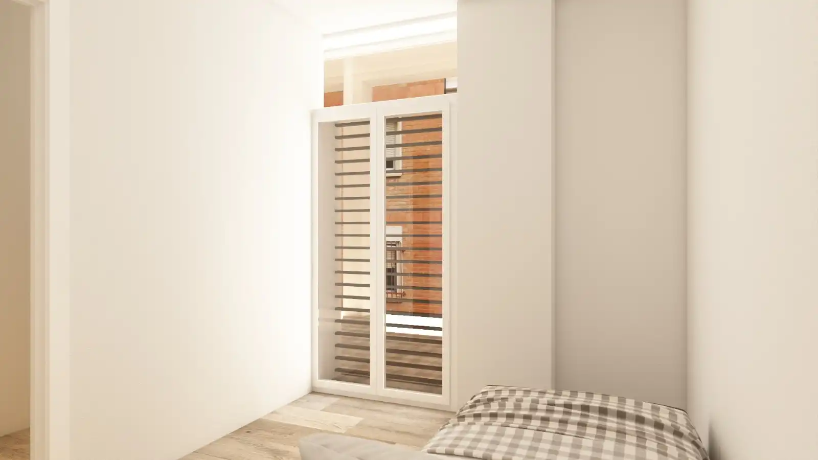 Balcony of Flat for sale in Terrassa  with Air Conditioner, Oven and Microwave