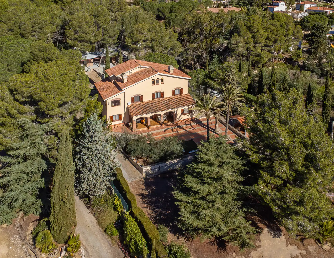 Vista exterior de Casa o xalet en venda en Almoster amb Calefacció, Jardí privat i Moblat