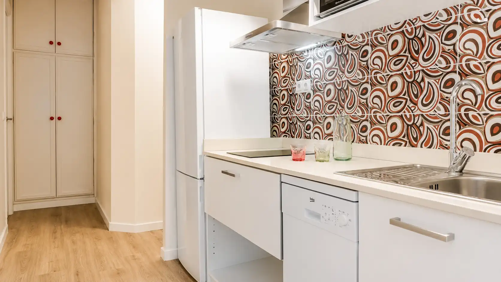 Kitchen of Flat for rent in Murcia  with Furnished, Oven and Washing machine