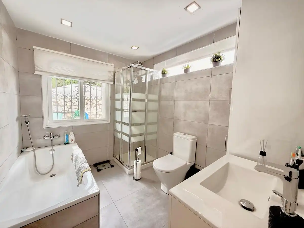 Bathroom of Detached homes for sale in Benalmádena  with Air Conditioner, Heating and Private garden