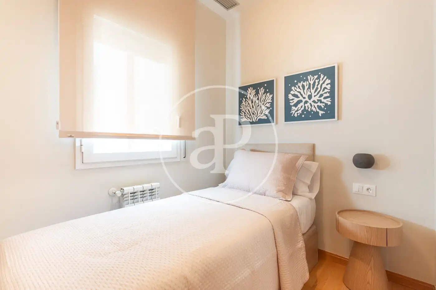 Schlafzimmer von Wohnung zur Miete in Barcelona mit Klimaanlage, Heizung und Möbliert