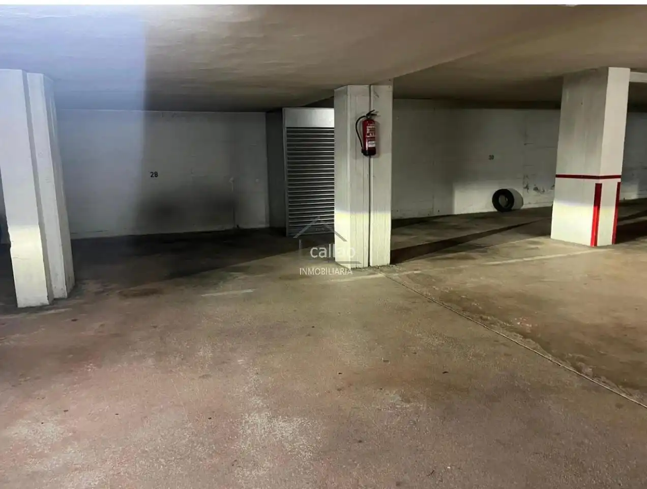 Parking of Flat for rent in Ferrol  with Heating, Storage room and Furnished