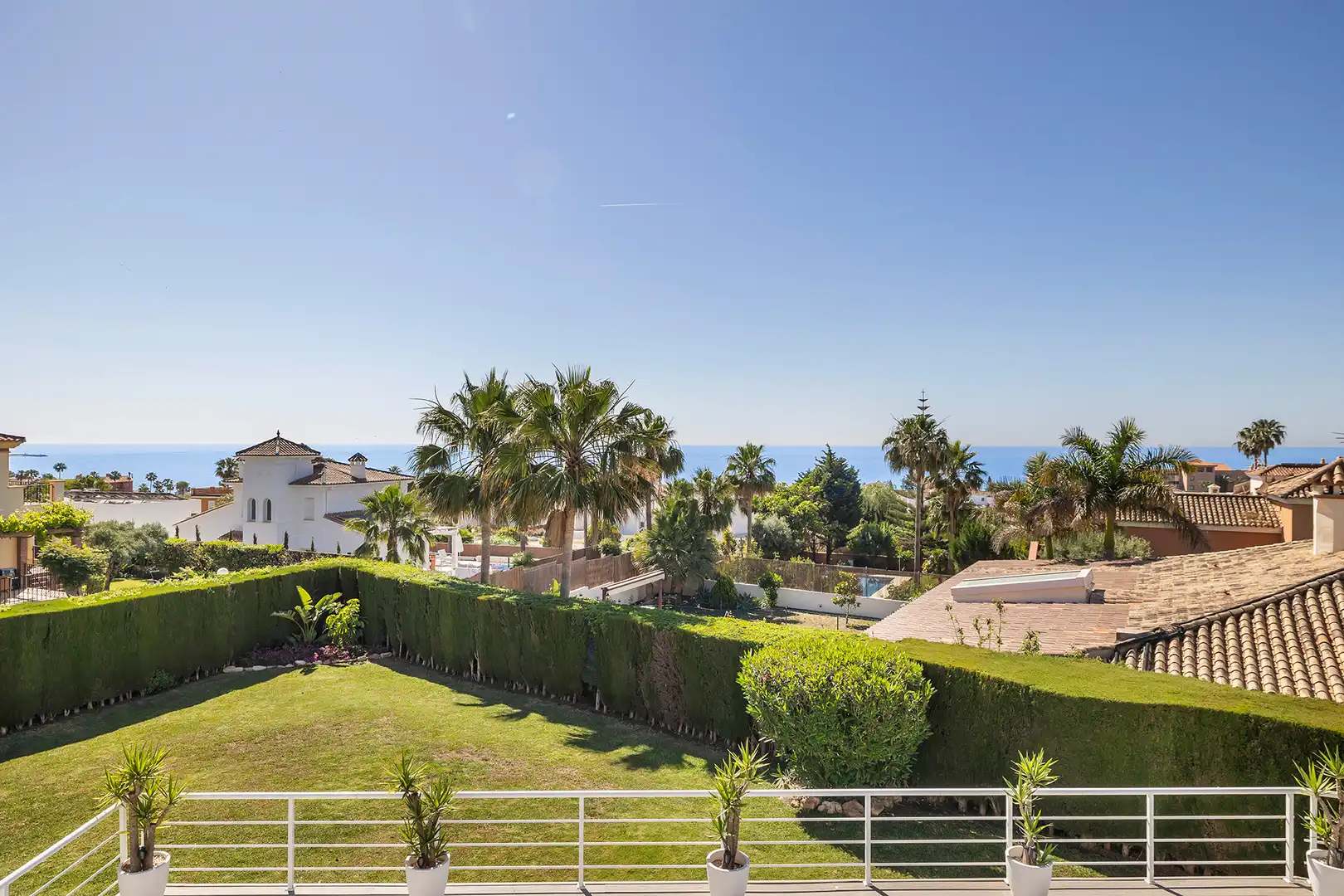 Jardí de Casa o xalet en venda en Estepona amb Aire condicionat, Calefacció i Jardí privat