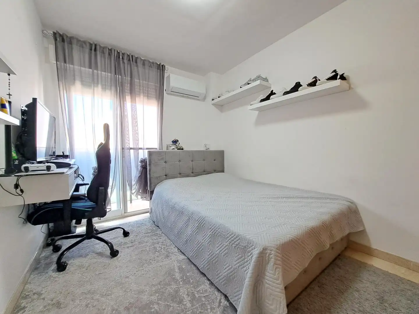 Schlafzimmer von Wohnung zum Verkauf in Alzira mit Klimaanlage und Balkon
