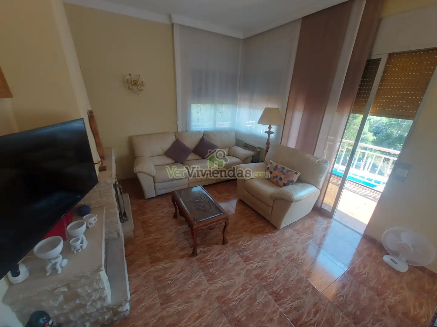Sala d'estar de Casa o xalet en venda en Piera amb Calefacció, Jardí privat i Terrassa