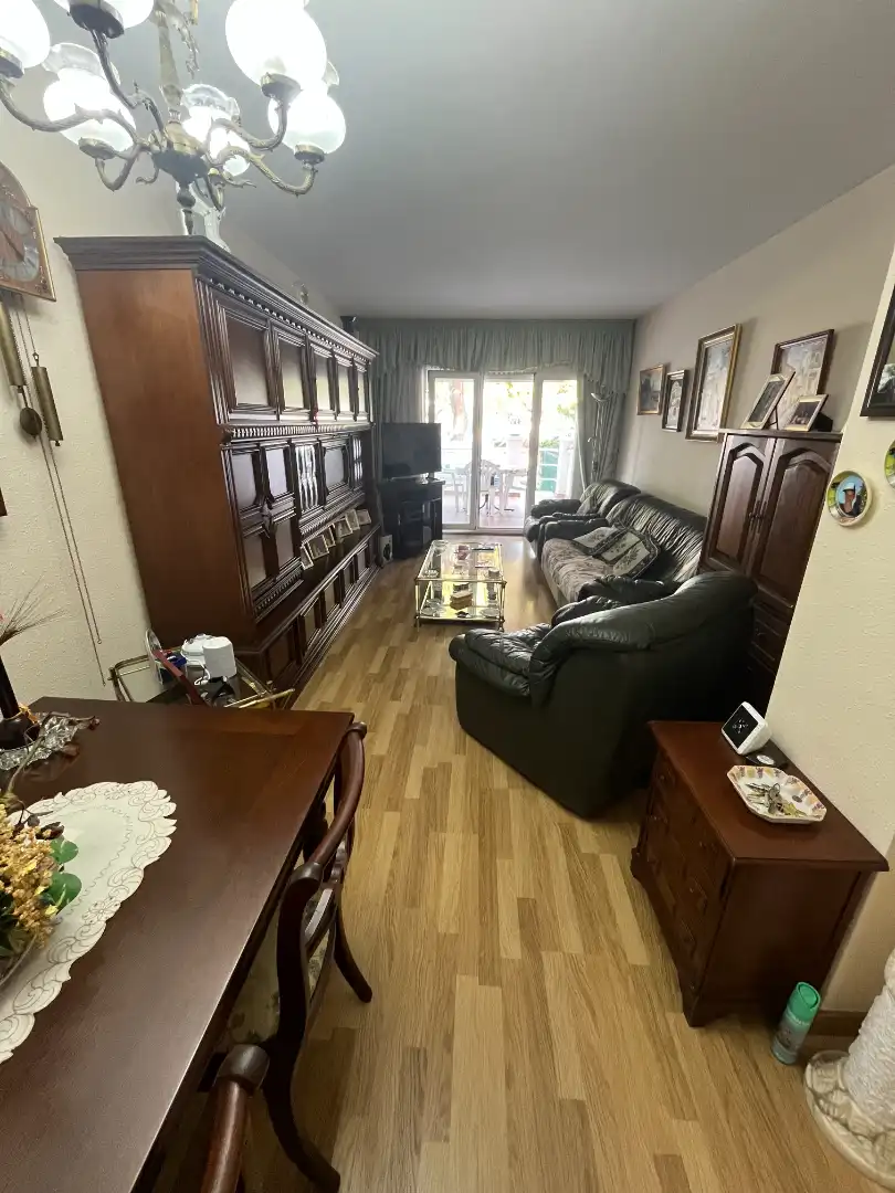 Living room of Ground floor for sale in Cunit  with Heating, Private garden and Parquet flooring