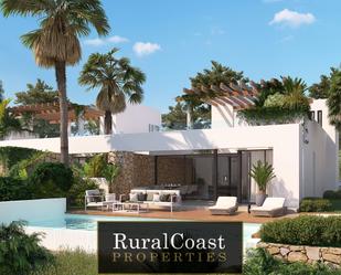 Exterior view of House or chalet for sale in Alicante / Alacant  with Air Conditioner, Terrace and Swimming Pool