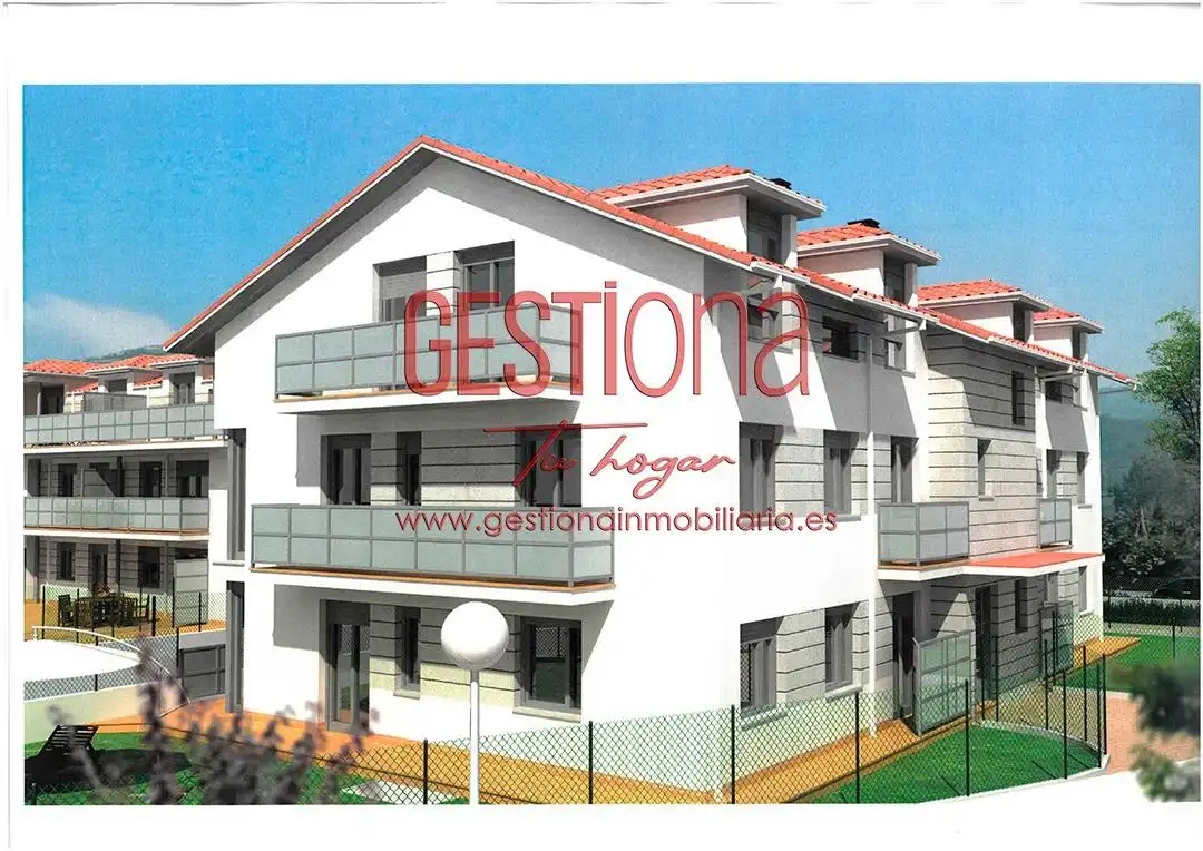 Vista exterior de Apartamento en venta en Cabezón de la Sal con Calefacción, Jardín privado y Trastero