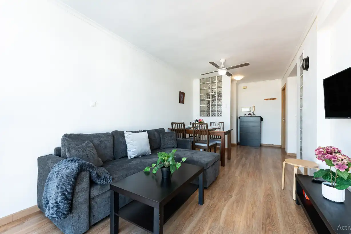 Living room of Flat for sale in Benalmádena  with Air Conditioner, Heating and Furnished